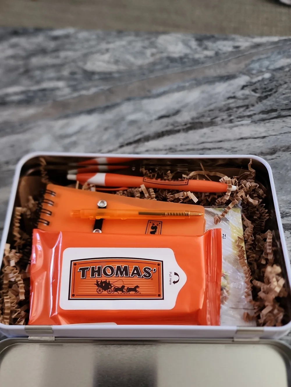 Thomas Nooks & Crannies Bagel Lunch Box. New!